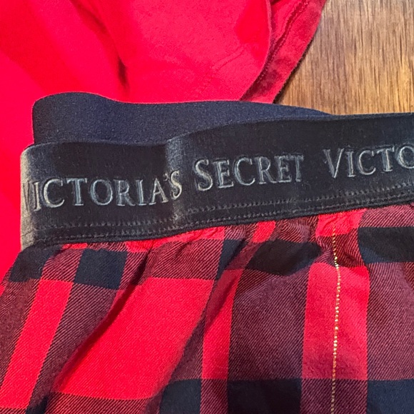 Victoria's Secret Red Plaid Pajama Set - Picture 5 of 8